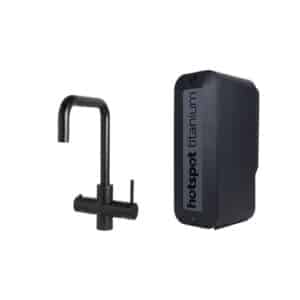 Hotspot Titanium Vitoria Mat Zwart met Combi 8 liter boiler