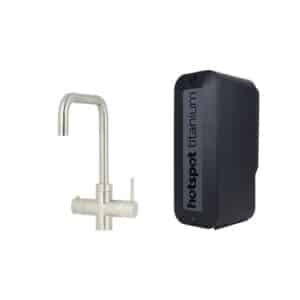 Hotspot Titanium Vitoria RVS met Combi 8 liter boiler